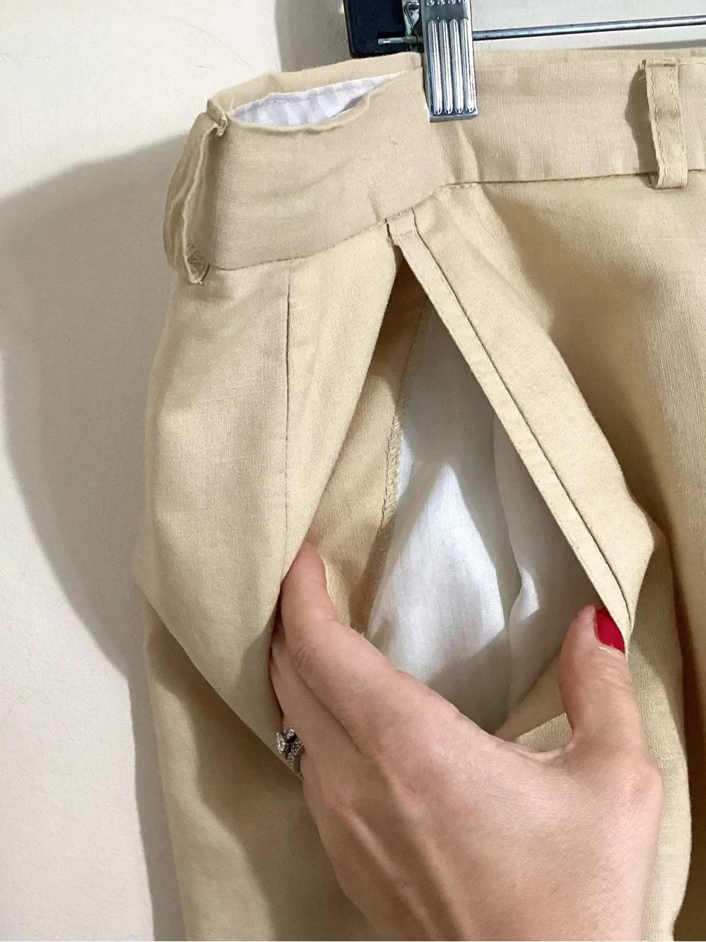 Stacy Adams Mens 2X Linen Cotton Dress Pants